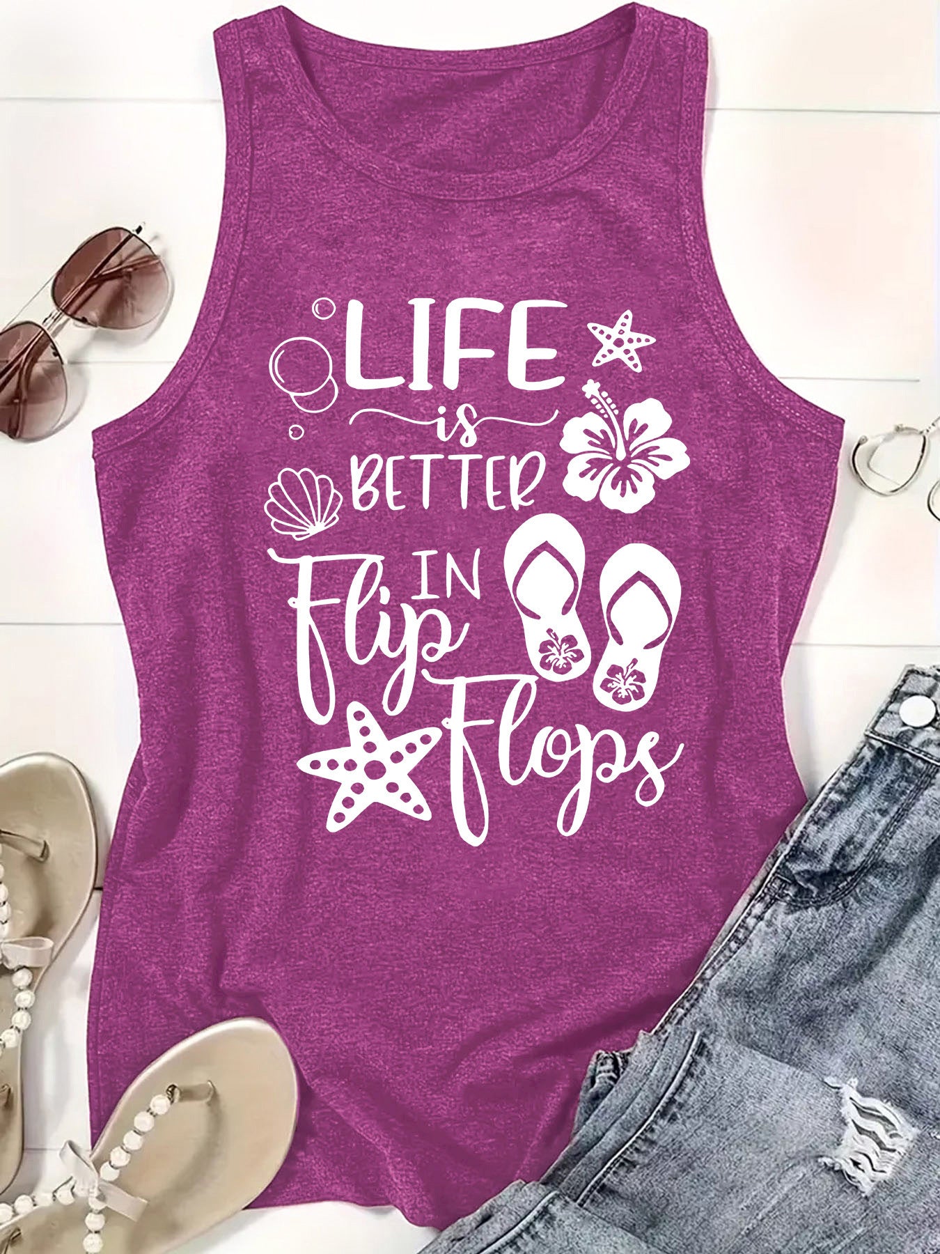 Sleeveless Camisole Or Tank Top