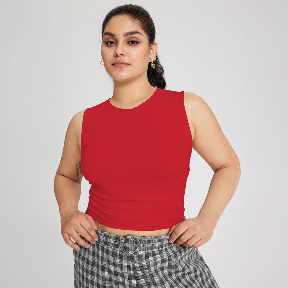 Simple Casual Versatile And Breathable Fitted Tank Top